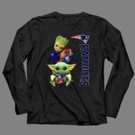 Patriots-Groot-and-Baby-Yoda-with-New-England-Football-4-Long-Sleeves