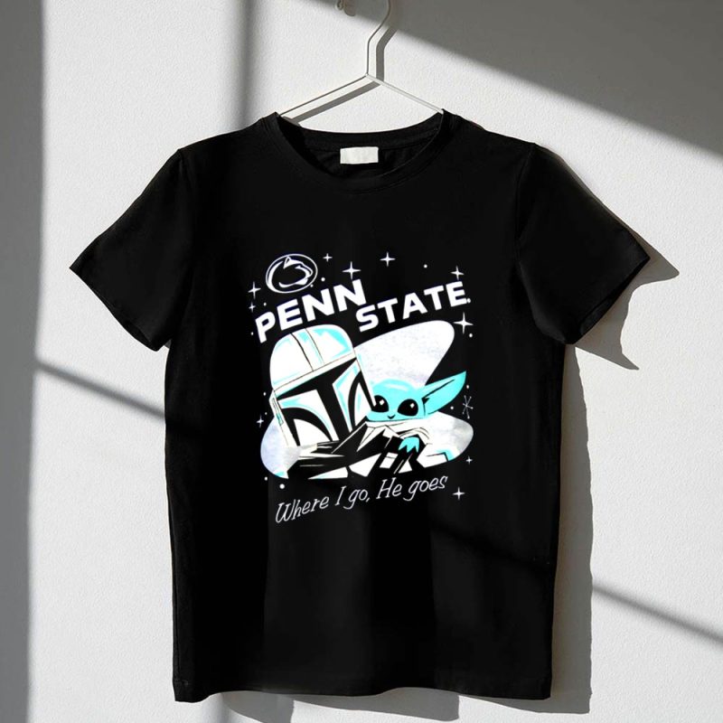 Penn State Nittany Lions Mandalorian Where I Go He Goes 1 T Shirt.jpg