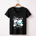 Penn State Nittany Lions Mandalorian Where I Go He Goes 5 Womens V Neck.jpg
