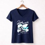 Penn State Nittany Lions Mandalorian Where I Go He Goes 9 Womens V Neck.jpg