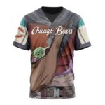 Personalized Chicago Bears Mandalorian And Baby Yoda All Over Print T Shirt 1.jpg