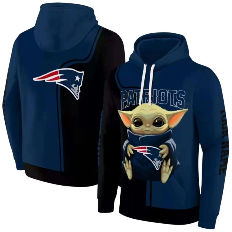 Personalized New England Patriots Baby Yoda All Over Print Hoodie 1.jpg
