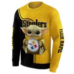 Personalized Pittsburgh Steelers Baby Yoda All Over Print Sweatshirt 2.jpg