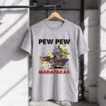Pew Pew Madafakas Mandalorian Baby Yoda Gun Firing Scene 1 T Shirt.jpg