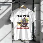 Pew Pew Madafakas Mandalorian Baby Yoda Gun Firing Scene 6 T Shirt.jpg