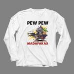 Pew Pew Madafakas Mandalorian Baby Yoda Gun Firing Scene 9 Long Sleeves.jpg