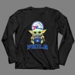 Philadelphia 76ers Baby Yoda Holding Wilson Basketball Phila 4 Long Sleeves.jpg