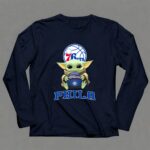 Philadelphia 76ers Baby Yoda Holding Wilson Basketball Phila 9 Long Sleeves.jpg