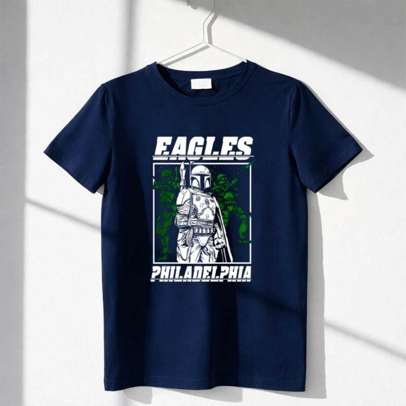 Philadelphia Eagles Star Wars Boba Fett 1 T Shirt