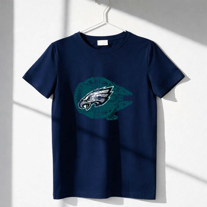 Philadelphia Eagles The Millennium Falcon Star Wars 1 T Shirt