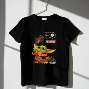 Home 21 Philadelphia Flyers Baby Yoda Star Wars Hockey Fan 1 T Shirt.jpg