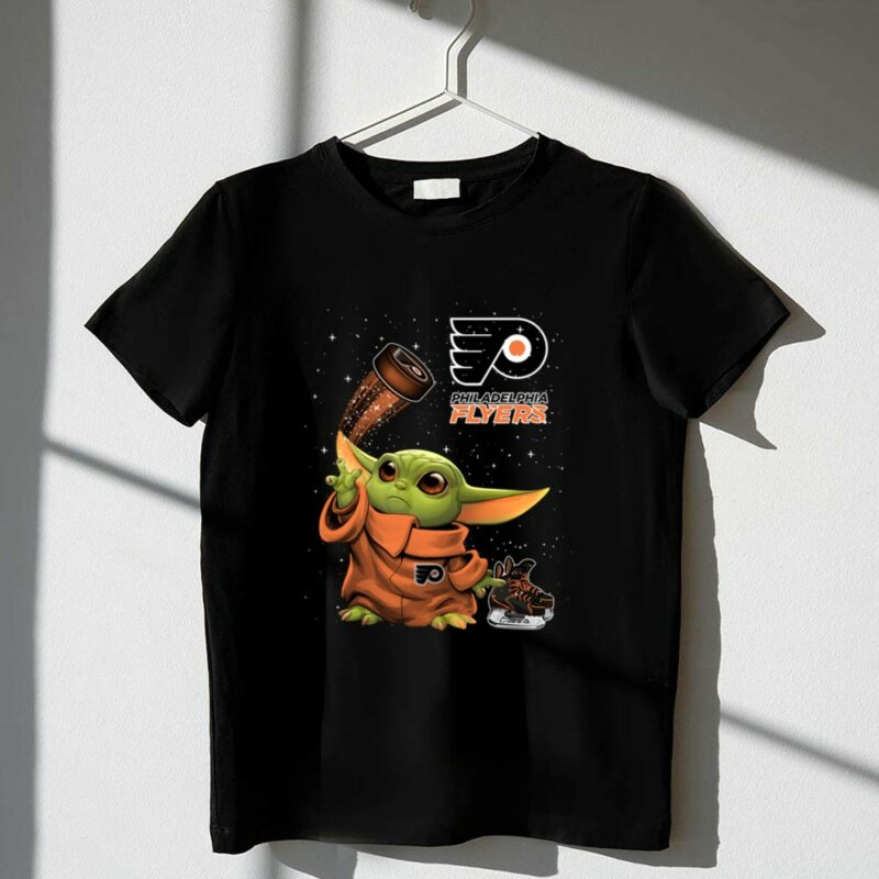 Philadelphia Flyers Baby Yoda Star Wars Hockey Fan 1 T Shirt.jpg