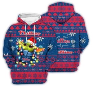 Philadelphia Phillies Baby Yoda Star Wars Ugly Christmas 3D Hoodie 1.jpg