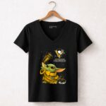 Pittsburgh Penguins Baby Yoda Hockey Star Wars Crossover 5 Womens V Neck 1.jpg