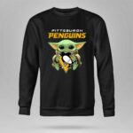 Pittsburgh Penguins Baby Yoda Holding Hockey 8 Sweatshirt 1.jpg