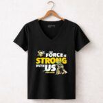 Pittsburgh Penguins The Force Is Strong With Us Star Wars Yoda 5 Womens V Neck 1.jpg