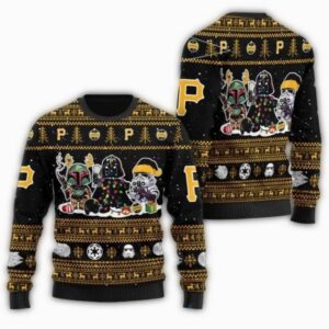 Pittsburgh Pirates Star Wars Ugly Christmas Sweater Festive Fun 1.jpg