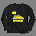 Pittsburgh-Steelers-Darth-Vader-Baby-Yoda-Driving-Steelers-Car-4-Long-Sleeves