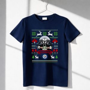 Pittsburgh Steelers Darth Vader Baby Yoda Star Wars Christmas Shirt