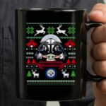 Pittsburgh Steelers Darth Vader Baby Yoda Star Wars Christmas 3 mug.jpg