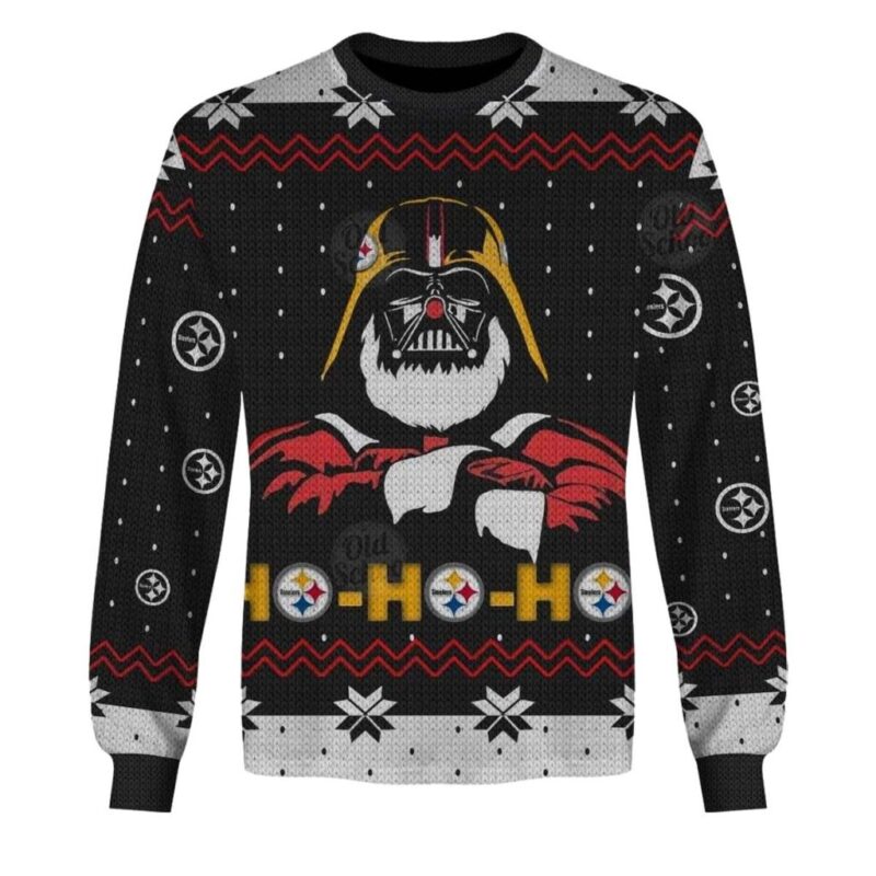 Pittsburgh Steelers Santa Darth Vader Christmas All Over Print Sweatshirt 1.jpg