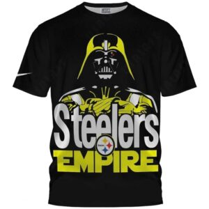Pittsburgh Steelers Star Wars Darth Vader Empire All Over Print T Shirt 1.jpg