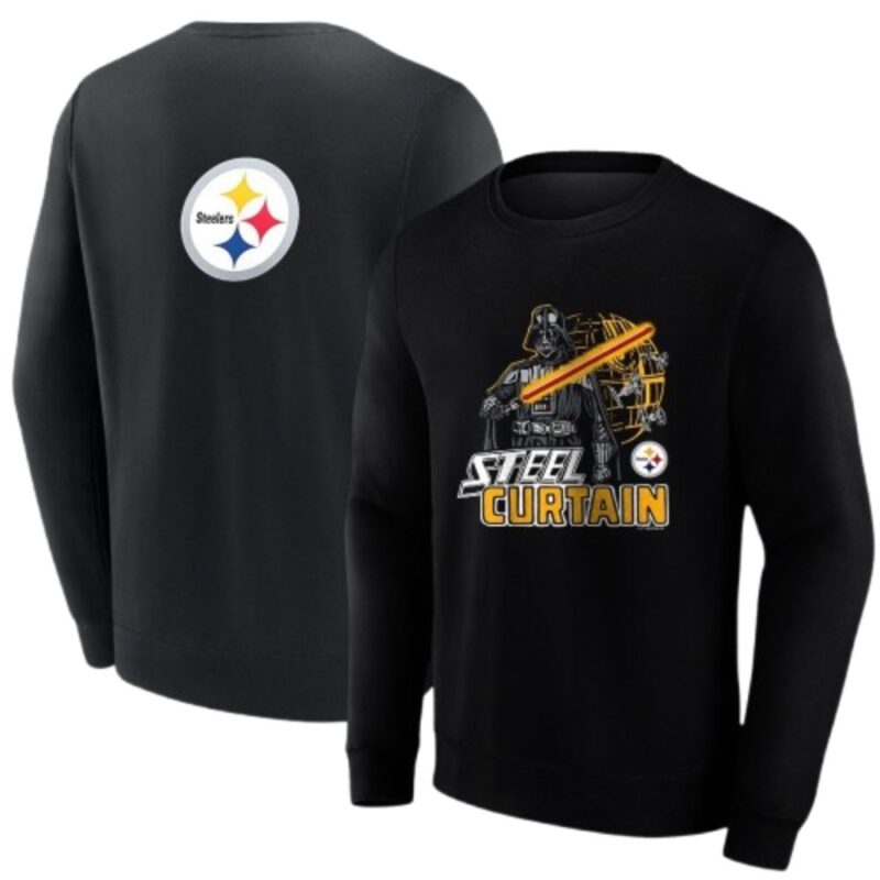 Pittsburgh Steelers x Star Wars Darth Vader Steel Curtain All Over Print Sweatshirt 1.jpg