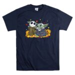 Pumpkin20Halloween20Baby20Yoda20Jack20Skellington20Autumn20Leaves 9 T Shirt 1.jpg