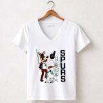 R2 D2 and C 3PO Coyote San Antonio Spurs mascot 5 Womens V Neck.jpg R2 D2 and C 3PO Coyote San Antonio Spurs mascot 5 Womens V Neck.jpg