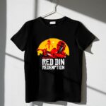 Red Din Redemption Mandalorian Bounty Hunter Star Wars 1 T Shirt.jpg