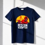 Red Din Redemption Mandalorian Bounty Hunter Star Wars 6 T Shirt.jpg