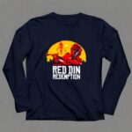 Red Din Redemption Mandalorian Bounty Hunter Star Wars 9 Long Sleeves.jpg