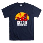 Red Din Redemption Mandalorian Bounty Hunter Star Wars 9 T Shirt.jpg