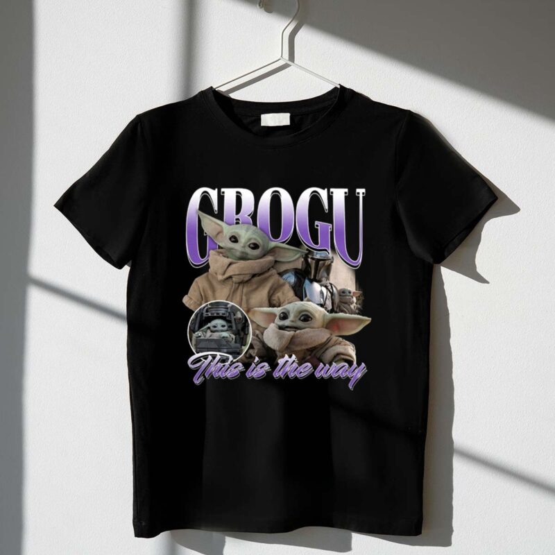 Retro Grogu Manda 1 T Shirt.jpg