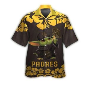 San Diego Padres Star Wars Baby Yoda Hawaiian Shirt 1.jpg