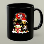 San Francisco 49ers Baby Yoda And Groot Santa Chibi Christmas 1 mug.jpg