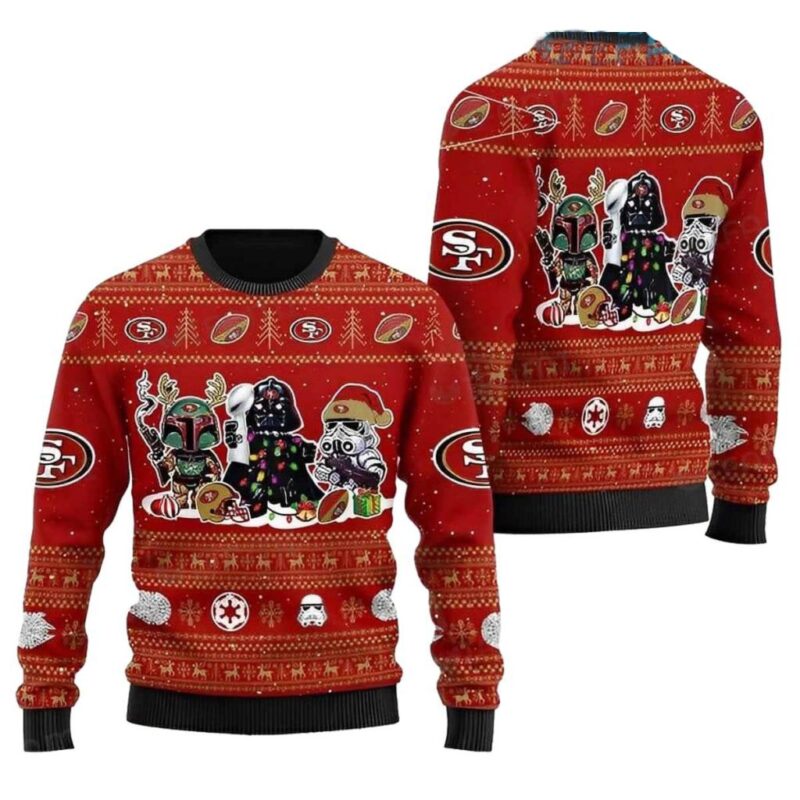 San Francisco 49ers Star Wars Character Ugly Sweater 1.jpg