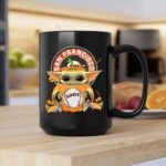 San Francisco Giants Halloween Baby Yoda Pumpkin Hug Baseball 2 mug.jpg