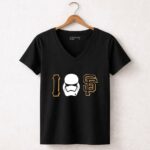 San Francisco Giants SGA Star Wars Stormtrooper 5 Womens V Neck.jpg