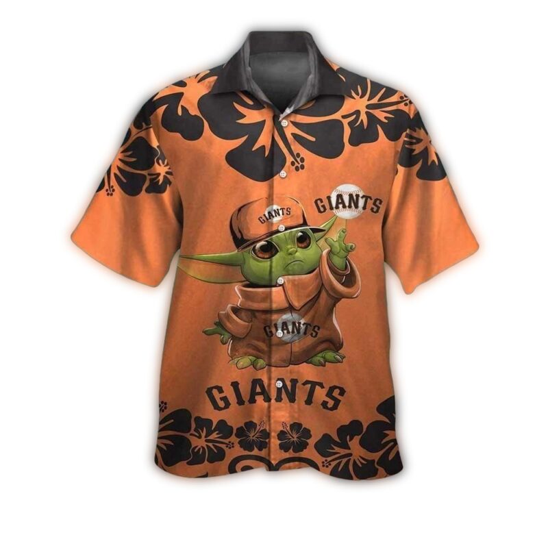 San Francisco Giants Star Wars Baby Yoda Hawaiian Shirt 1.jpg