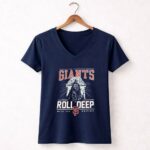 San Francisco Giants Star Wars Darth Vader Stormtrooper Roll Deep With The Empire 9 Womens V Neck.jpg