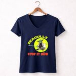 Seagulls Stop It Now Yoda Star Wars 9 Womens V Neck.jpg