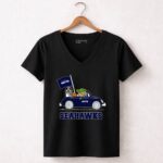 Seahawks-Darth-Vader-Baby-Yoda-Car-Star-Wars-5-Womens-V-Neck