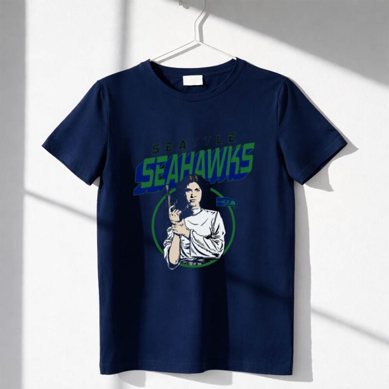 Seahawks Star Wars Princess Leia 1 T Shirt