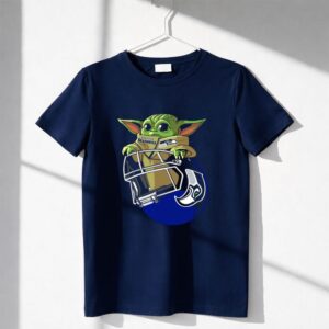 Seattle Seahawks Baby Yoda Helmet Fan Shirt