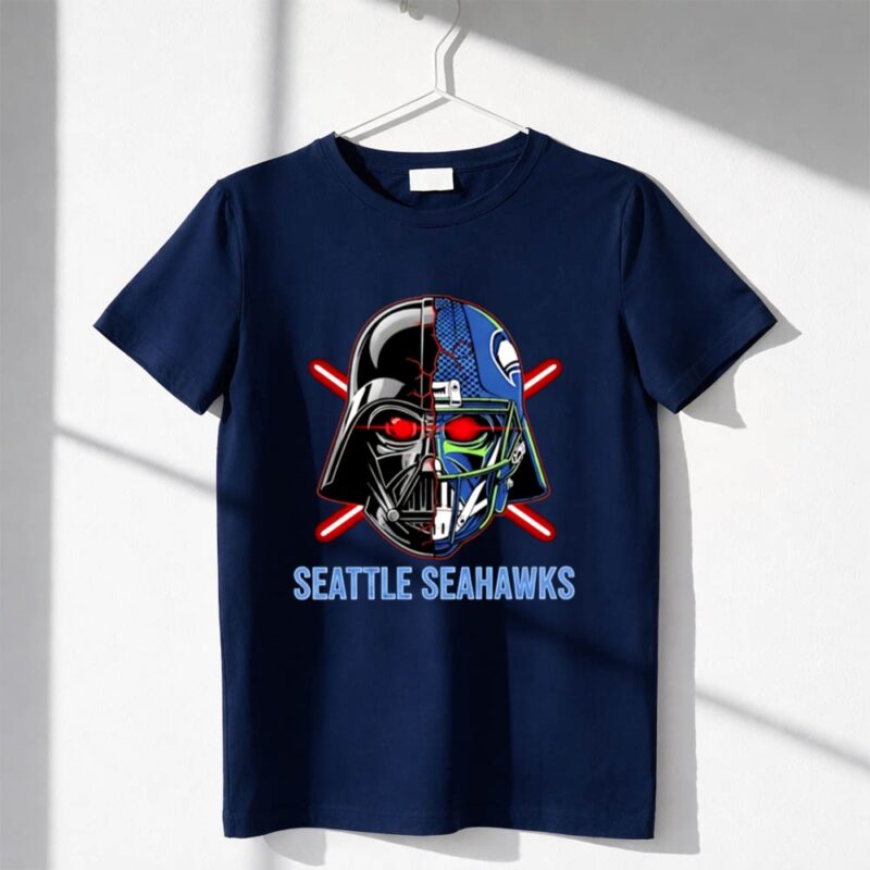Seattle Seahawks Darth Vader Dark Side 1 T Shirt