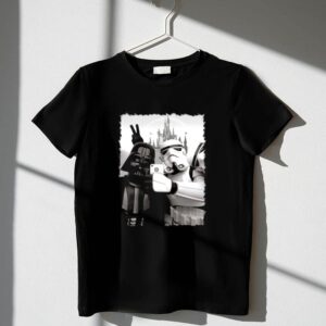 Selfie20in20Disneyworld20Darth20Vader20Star20Wars20Stormtrooper20Peace20Sign20Castle 1 T Shirt.jpg