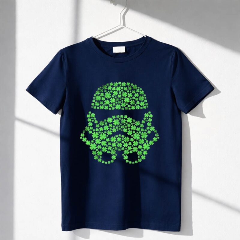 Shamrock Stormtrooper Face 1 T Shirt