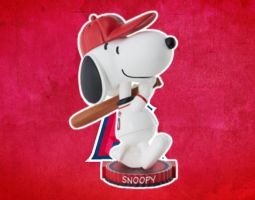 Snoopy Los Angeles Angels Banner