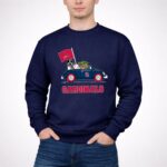 St Louis Cardinals Darth Vader Baby Yoda Driving Car Star Wars Baseball 3 Sweatshirt.jpg